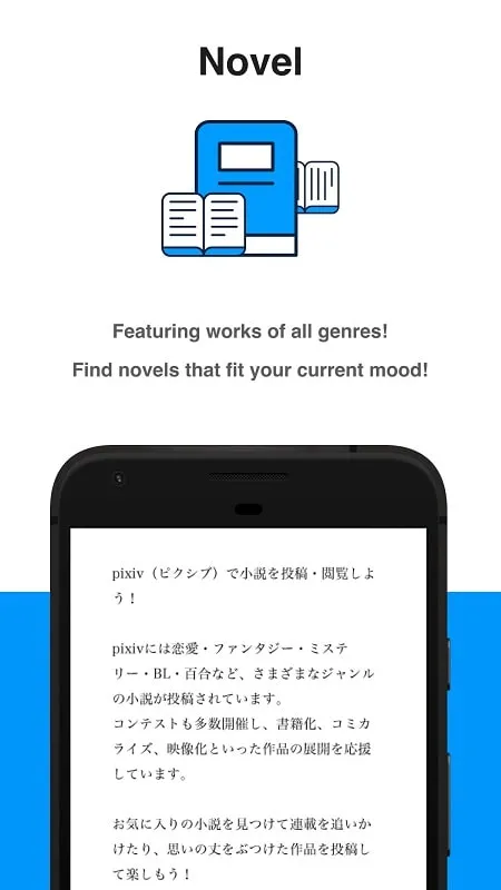 Example of premium features available in Pixiv mod