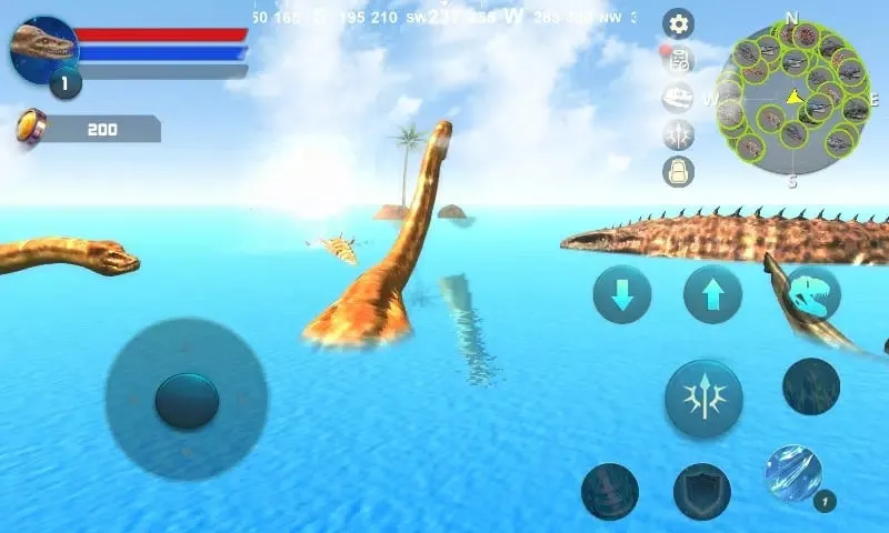 Installing Plesiosaurus Simulator on an Android device.