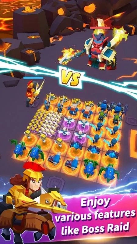 Captura de pantalla de diferentes modos de juego en Pocket Battles.