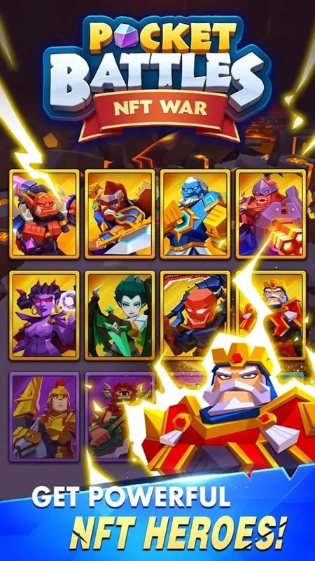 Screenshot of merging units in Pocket Battles.