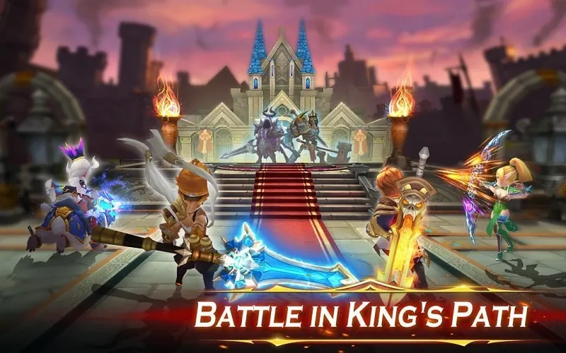 Proses instalasi Pocket Knights 2 di perangkat Android.