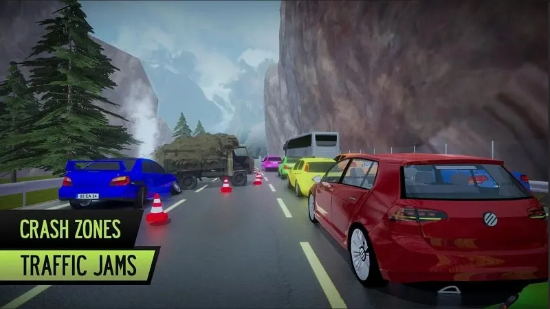 Giao diện game POV Car Driving trên điện thoại.