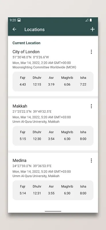 Guia passo a passo sobre como instalar o mod Prayer Times and Qibla