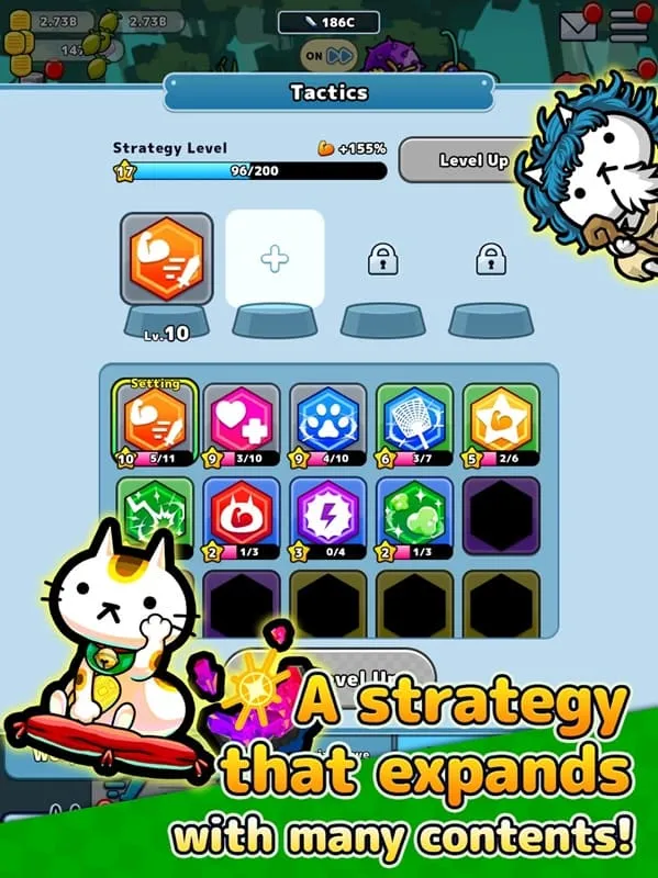 Screenshot of PreCats gameplay on an Android device.