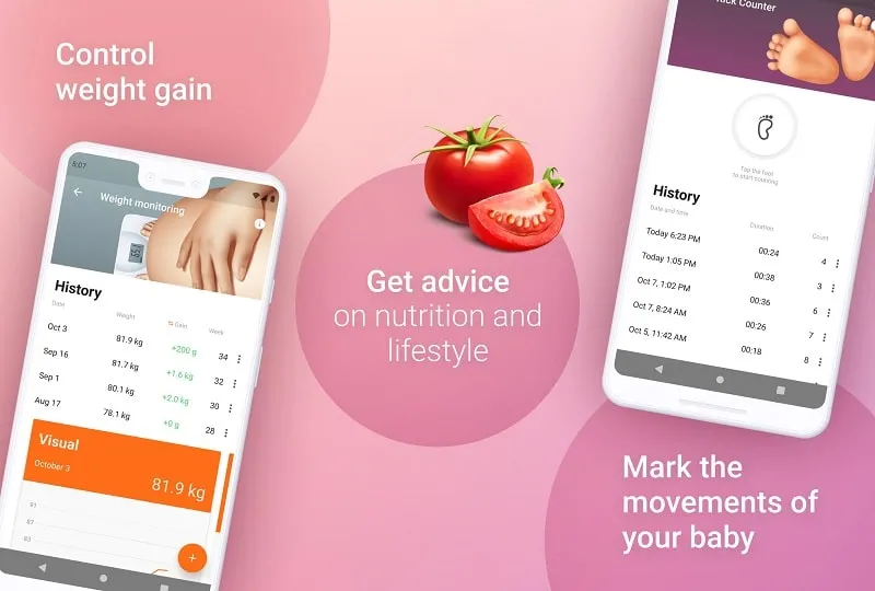 Guia de instalação do Pregnancy Tracker Week by Week