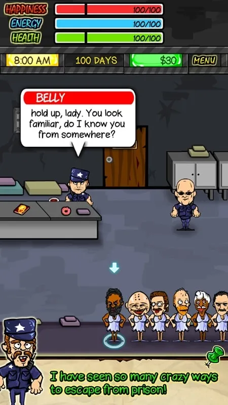 Gameplay screenshot showing a fight scene in Prison Life RPG.