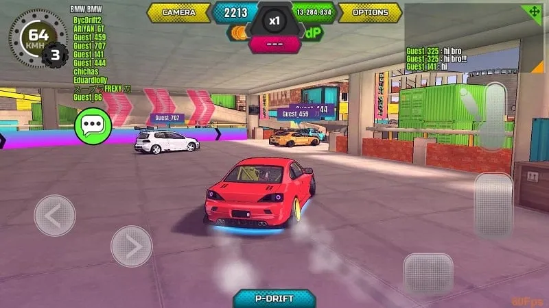 Screenshot gameplay Project Drift 2.0 MOD APK.