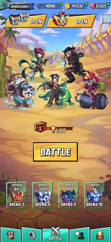 Cara aktifkan fitur MOD di Puzzle Brawl.