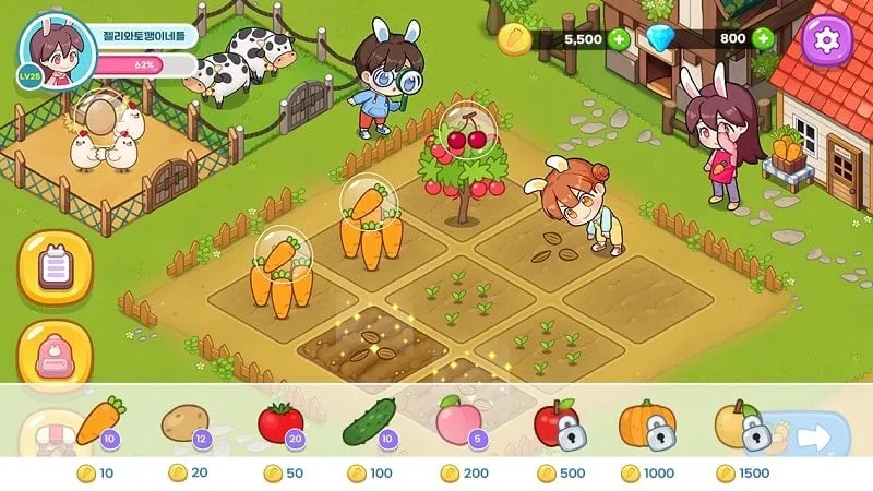 Rabbit Family's Carrot Farm Gratis