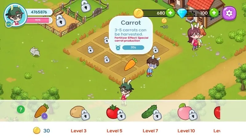 Download Rabbit Family's Carrot Farm Mod Apk