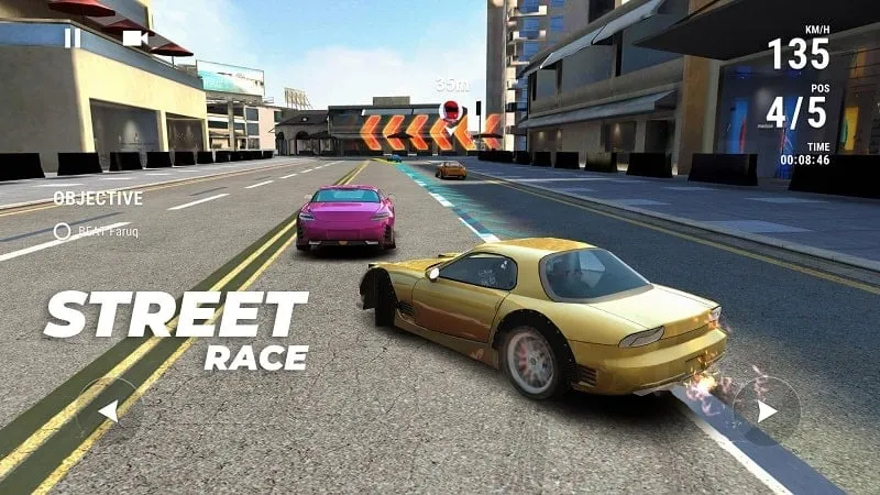 Diferentes modos de jogo disponíveis no Race Max Pro.