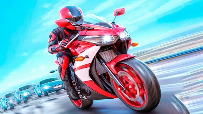 Hình ảnh gameplay của Racing Fever Moto.