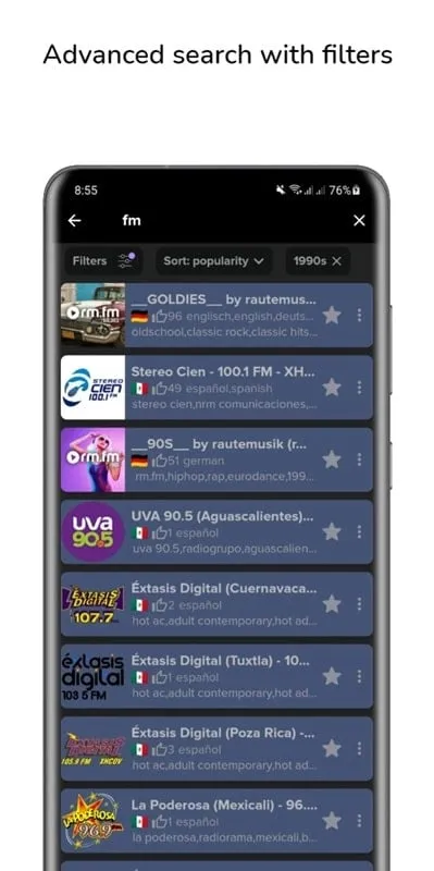 RadioG Online Radio Recorder Mod para Android