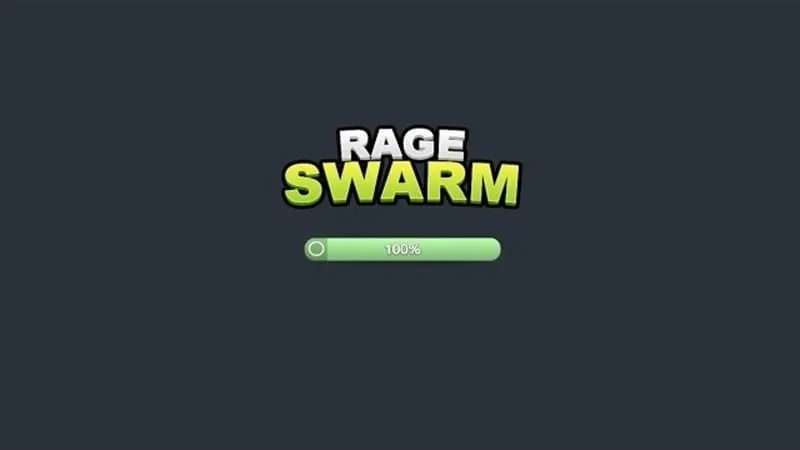 Personagem do jogo Rage Swarm em ação