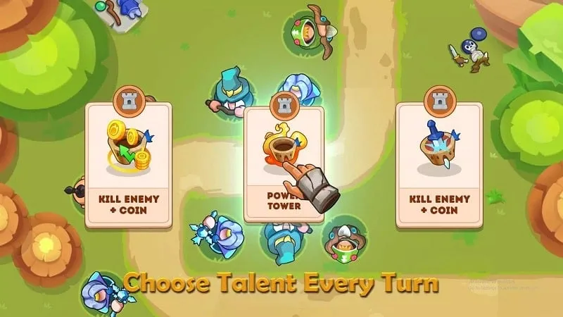 Screenshot of Raid Royal gameplay, highlighting the in-game currency and upgrade options available with the unlimited money mod.
