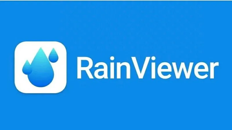 Ứng dụng RainViewer trên màn hình điện thoại