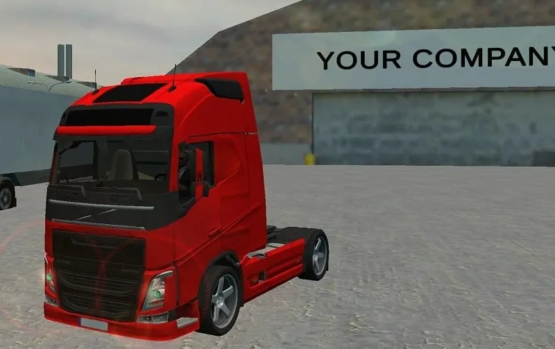 Tampilan gameplay Real Truck Simulator.