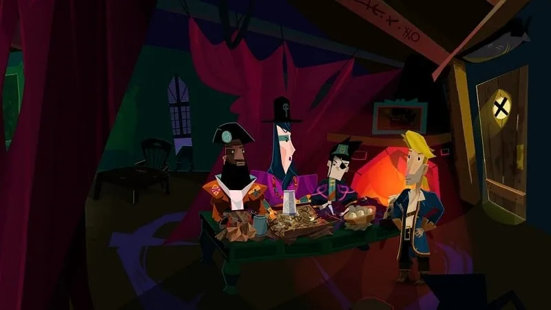 Installing Return to Monkey Island MOD APK on an Android device.