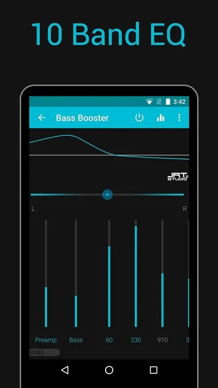 Image depicting the high-quality sound output of Rocket Music Player mod