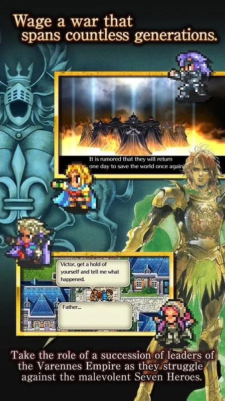 Cara mengaktifkan fitur MOD di Romancing SaGa 2.