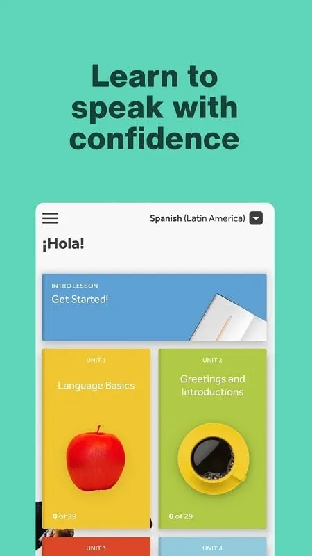 Rosetta Stone Learn Languages mod interface showing premium features