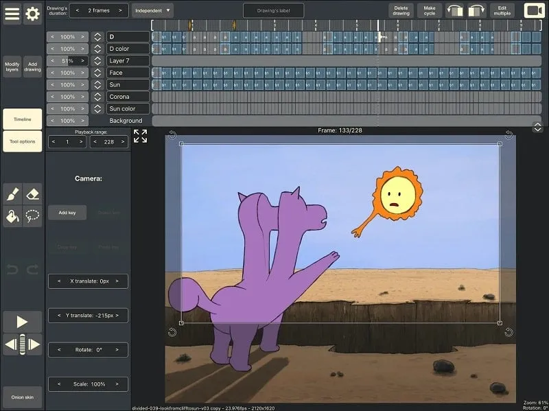 Cara download RoughAnimator MOD APK