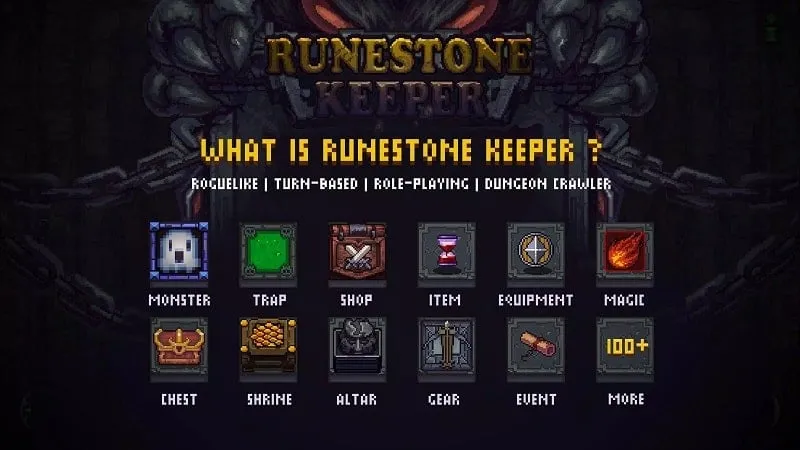 Runestone Keeper Navigasi ke Pengaturan