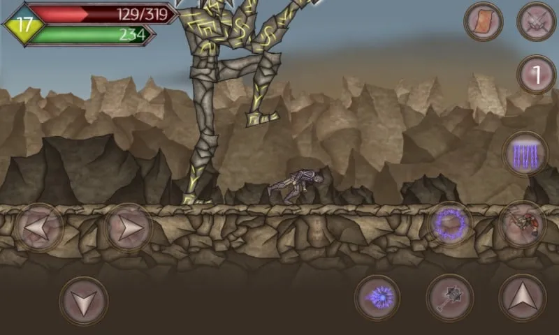 Navigating through a dark forest in Runic Curse.