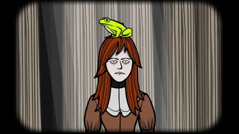 Un jugador interactuando con un rompecabezas en Rusty Lake Paradise, que involucra un pozo y una cubeta.