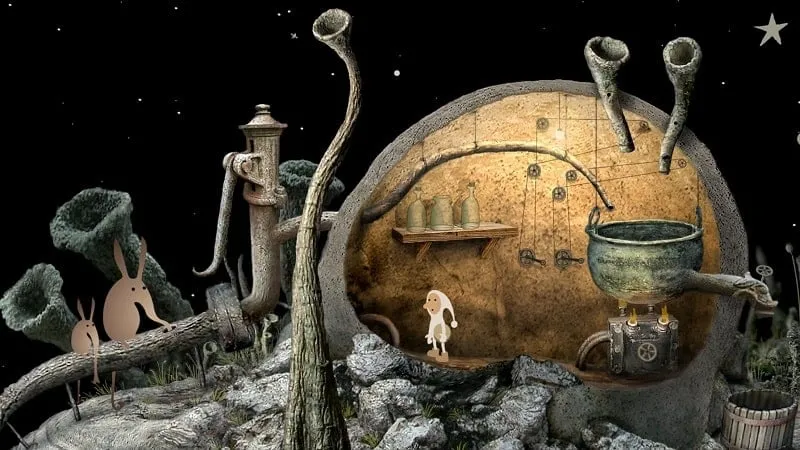 Descarga de Samorost 2 en un dispositivo Android.