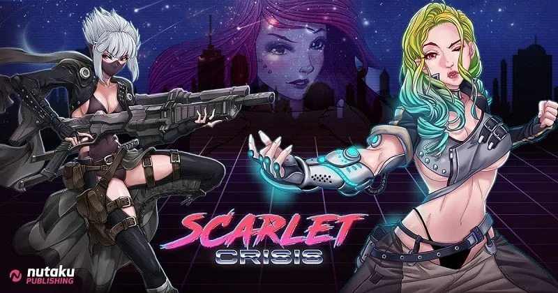 Tela de seleção de personagens na interface do jogo Scarlet Crisis.