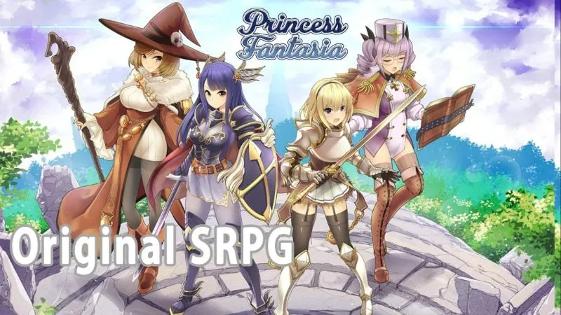 Instalando el APK de Princess Fantasia en un dispositivo Android.