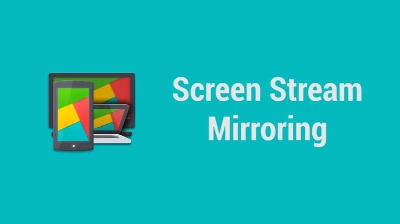 Tampilan antarmuka Screen Stream Mirroring Pro