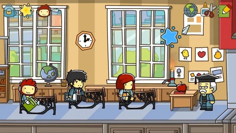 Imagem mostrando o conteúdo DLC desbloqueado no Scribblenauts Unlimited.