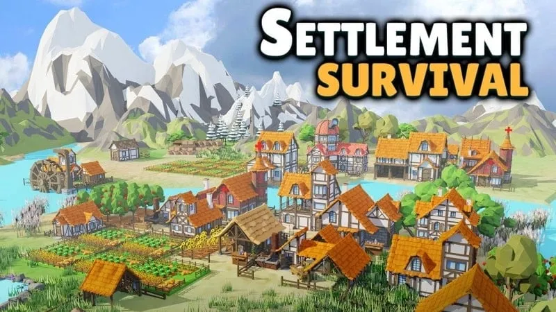 Construindo um assentamento próspero no Settlement Survival.