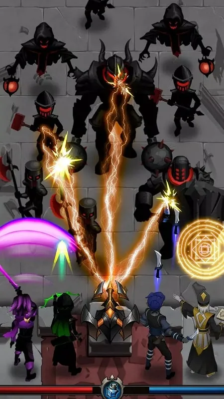 Example of in-game equipment screen showing unlimited resources.