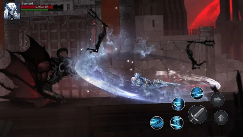 Tampilan screenshot pemilihan karakter di game Shadow Rival.