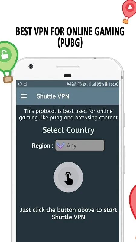 Shuttle VPN trên thiết bị Android