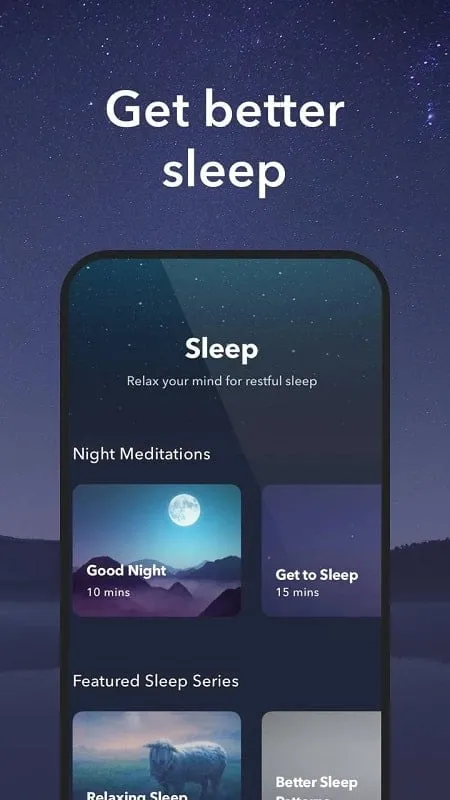 Menu de configurações do Simple Habit Meditation Mod