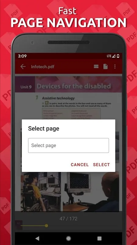 Ứng dụng đọc file PDF Simple PDF Reader mod cho Android