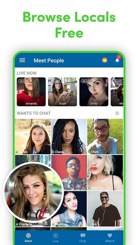 SKOUT mod interface showing premium features