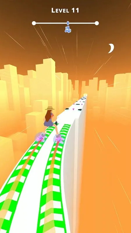 Cài đặt Sky Roller MOD APK trên thiết bị Android.