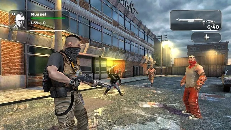 Descriptive alt text for Slaughter 3 gameplay on Android