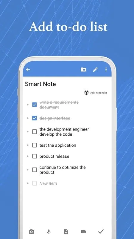 Smart Note mod features overview