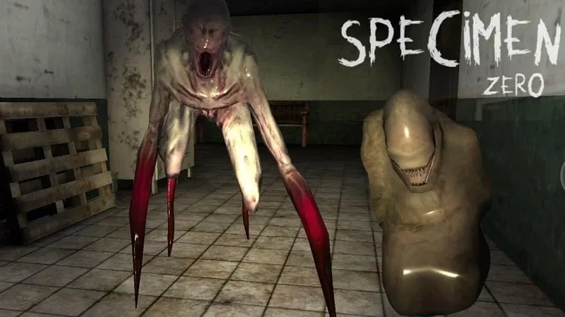 Specimen Zero in-game screenshot displaying the monster.