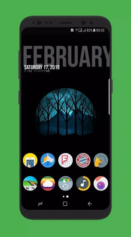 Showcase of different icon packs available in Spheroid Icon