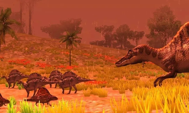 Captura de tela do jogo Spinosaurus Simulator para Android