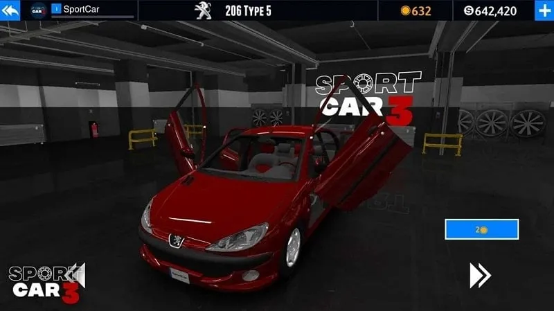 Sport Car 3 MOD APK - Bản Mod với tính năng hack tiền