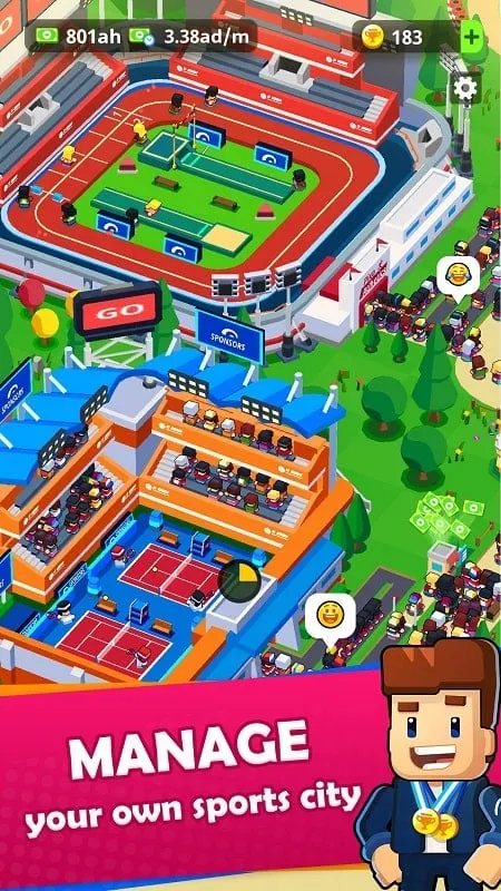 Hướng dẫn chi tiết cách tải và cài đặt Sports City Tycoon MOD APK trên điện thoại Android.