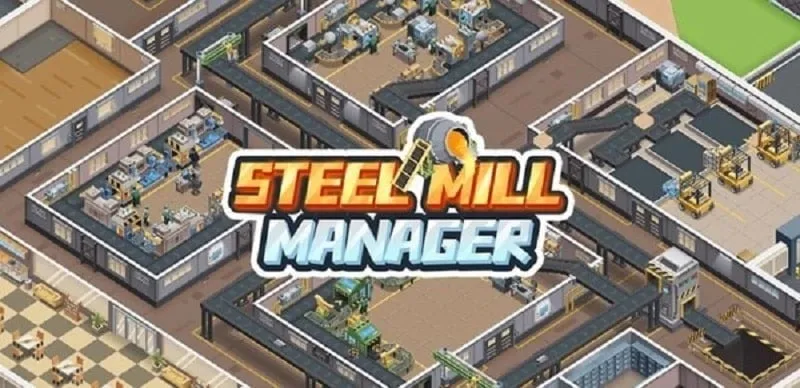 Tangkapan layar gameplay Steel Mill Manager.